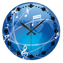 Time for a musical world round wallclocks