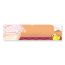 time for a rubber ducky tubby bumper sticker