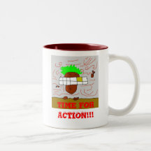 time for ACTION!!! Mug
