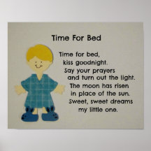 Time For Bed (Children) Poster