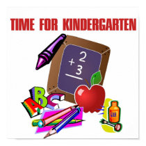 TIME FOR KINDERGARTEN Poster posters