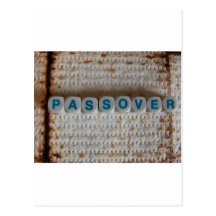time For Matzoh Postcard