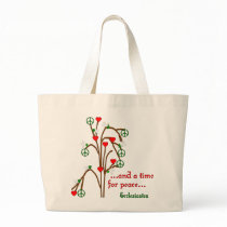 Time For Peace Canvas Bags