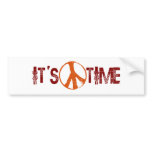 Time For Peace Bumper Stickers