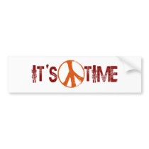 Time For Peace bumper stickers by worldsfair Time For Peace bumper stickers
