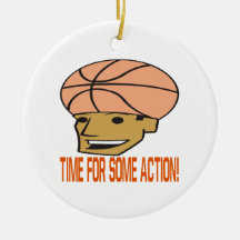 Time For Some Action Christmas Tree Ornaments