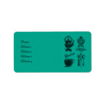 Time for Tea #4 Address Label