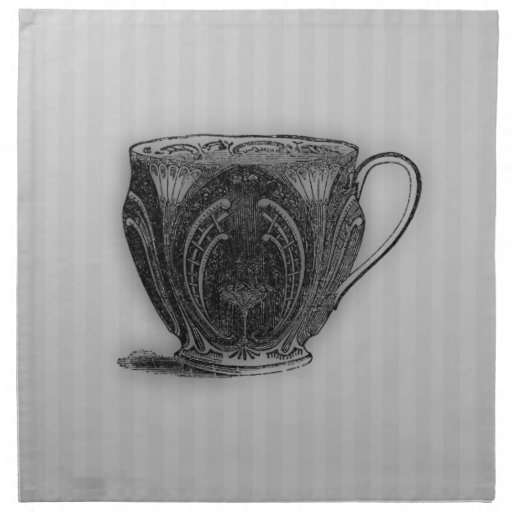 Time for Tea #5 Teacup Cloth Napkins