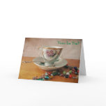 Time for Tea? Greeting Card