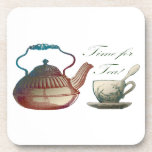 Time for Tea cork coasters