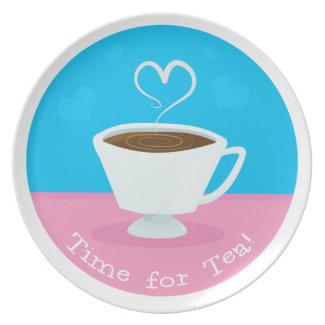 Time for Tea heart teacup