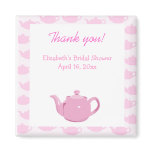 Time for Tea Pink Teapot Favor Magnet