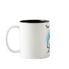 twotone_mug - The butcher is ready to cut up the juicy steak because its Time For The Meat!  A wonderful moment in the life of a meatatarian captured in this timeless design.: Sizes  Available colors: black