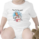 infant_creeper - The butcher is ready to cut up the juicy steak because its Time For The Meat!  A wonderful moment in the life of a meatatarian captured in this timeless design.: Sizes  Available colors: white
