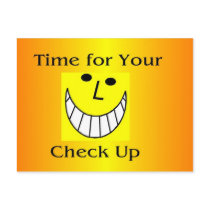 Time for Your Check Up Post Card postcards