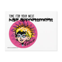 TIME FOR YOUR NEXT HAIR APPOINTMENT ©2009 LT postcards