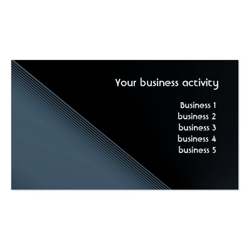 Time global business card (back side)