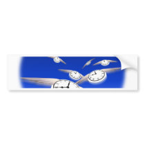 Time in Flight Bumper Sticker