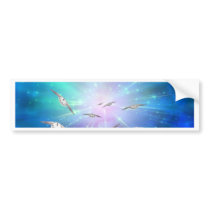 Time in Flight Bumper Stickers