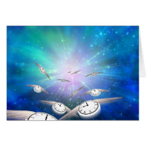 Time in Flight Greeting Card
