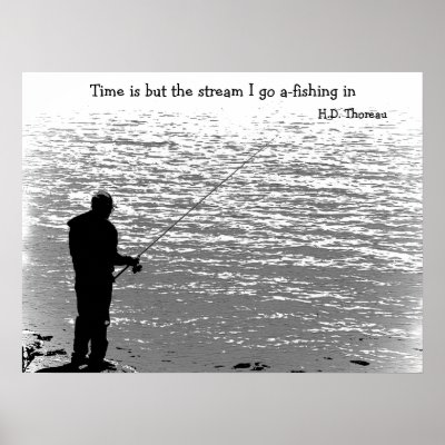 Time is but the stream poster