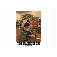 Time Machine Inside (Open Source Duke) Postcard