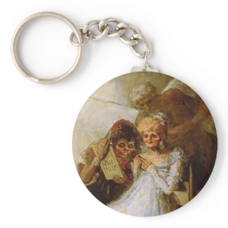 Time of the Old Women Francisco José de Goya Keychains