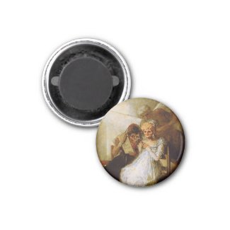 Time of the Old Women Francisco José de Goya Fridge Magnet
