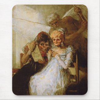 Time of the Old Women Francisco José de Goya Mousepad