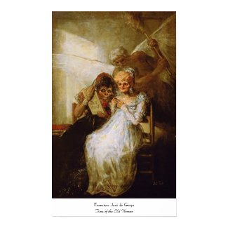 Time of the Old Women Francisco José de Goya Print