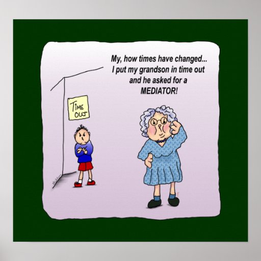 Time Out Funny Maw Poster Print | Zazzle