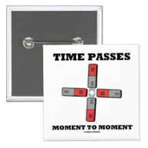 Time Passes Moment To Moment (Magnetic Quadrupole) Pin