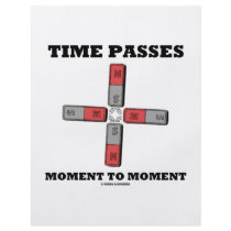 Time Passes Moment To Moment (Magnetic Quadrupole) Flyer Design