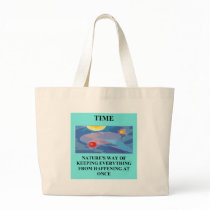 time physics joke bags