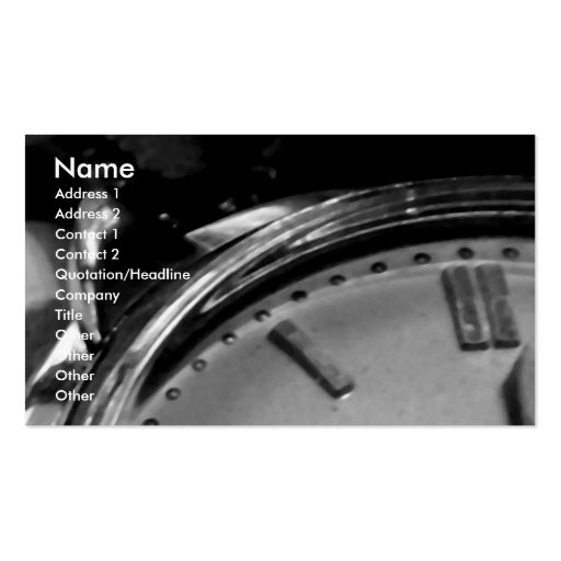 Time Piece Business Cards