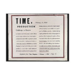 Time Production, Challege In Escorts Postcards