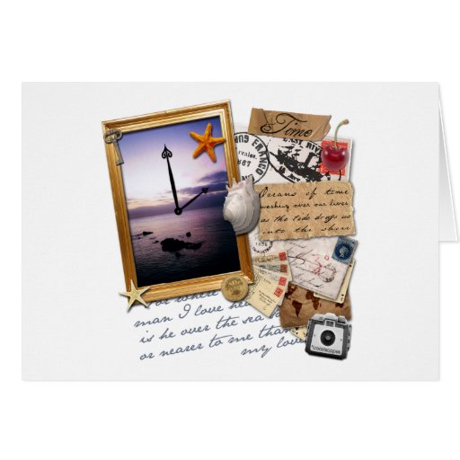 "Time" Scrapbook/Collage Cards