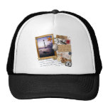 "Time" Scrapbook/Collage Hats