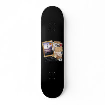 "Time" Scrapbook/Collage skateboards by coastscapes "Time" Scrapbook/Collage skateboards