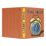 Time Sheets Binder