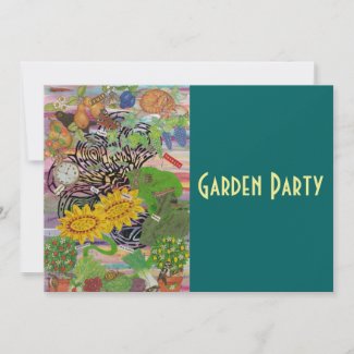 Time Spent in the Garden, Garden Party Invitation invitation