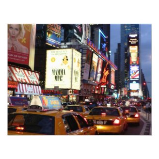 Time Square Taxis Invites