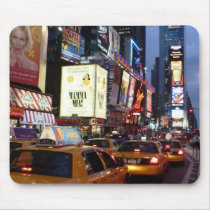 Time Square Taxis Mousepad