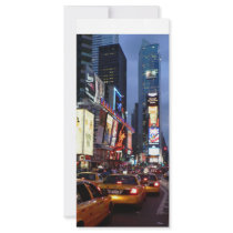 Time Square Taxis Custom Rack Card