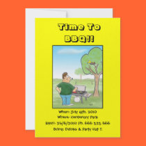 Time To BBQ invitations