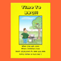 Time To BBQ invitations