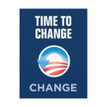 Time To Change Obama's Change Post Card