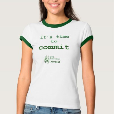 time to commit - crisp tshirts by ximbiot