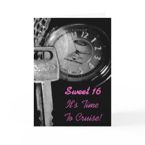Time to Cruise - Sweet 16 Card