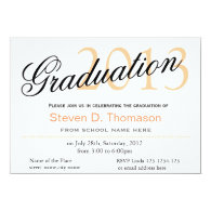 Time to fly classic,stylish graduation announcment custom invitations